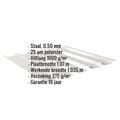 Damwandplaat 35/207 | Dak | Anti-Drup 1000 g/m² | Staal 0,50 mm | 25 µm Polyester | 7035 - Lichtgrijs #2