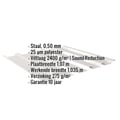 Damwandplaat 35/207 | Dak | Anti-Drup 2400 g/m² | Staal 0,50 mm | 25 µm Polyester | 7035 - Lichtgrijs #2