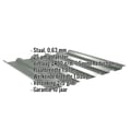 Damwandplaat 35/207 | Dak | Anti-Drup 2400 g/m² | Staal 0,63 mm | 25 µm Polyester | 6020 - Chroomoxydegroen #2