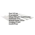 Damwandplaat 35/207 | Dak | Anti-Drup 2400 g/m² | Staal 0,63 mm | 25 µm Polyester | 9006 - Zilver-Metallic #2