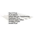 Damwandplaat 35/207 | Dak | Anti-Drup 2400 g/m² | Staal 0,75 mm | 25 µm Polyester | 9002 - Grijswit #2