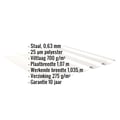 Damwandplaat 35/207 | Dak | Anti-Drup 700 g/m² | Staal 0,63 mm | 25 µm Polyester | 9010 - Zuiverwit #2