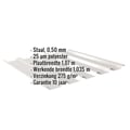Damwandplaat 35/207 | Dak | Staal 0,50 mm | 25 µm Polyester | 7035 - Lichtgrijs #2