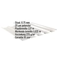 Damwandplaat 35/207 | Dak | Staal 0,75 mm | 25 µm Polyester | 9002 - Grijswit #2