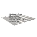 Damwandplaat 35/207 | Dak | Aluminium 0,70 mm | 25 µm Polyester | 9007 - Grijs aluminiumkleurig #2