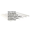 Damwandplaat 35/207 | Gevel | Staal 0,63 mm | 25 µm Polyester | 9002 - Grijswit #2