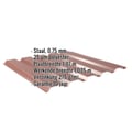 Damwandplaat 35/207 | Gevel | Staal 0,75 mm | 25 µm Polyester | 8012 - Roodbruin #2
