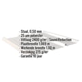 Damwandplaat 45/333 | Dak | Anti-Drup 1000 g/m² | Staal 0,50 mm | 25 µm Polyester | 7035 - Lichtgrijs #2