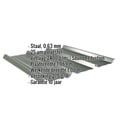 Damwandplaat 45/333 | Dak | Anti-Drup 2400 g/m² | Staal 0,63 mm | 25 µm Polyester | 6020 - Chroomoxydegroen #2