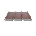 Damwandplaat 45/333 | Dak | Anti-Drup 2400 g/m² | Staal 0,63 mm | 25 µm Polyester | 8012 - Roodbruin #6
