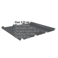 Damwandplaat 45/333 | Dak | Staal 0,50 mm | 80 µm Shimoco | 7016 - Antracietgrijs #2