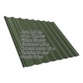 Damwandplaat T18DR | Dak | Anti-Drup 700 g/m² | Staal 0,50 mm | 50 µm PURMAT® | 011 - Groen #2