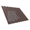 Damwandplaat T18DR | Dak | Anti-Drup 700 g/m² | Staal 0,40 mm | 25 µm Polyester | 8017 - Chocoladebruin #2