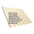 Damwandplaat T18DR | Dak | Anti-Drup 700 g/m² | Staal 0,75 mm | 25 µm Polyester | 1015 - Licht ivoorkleurig #2