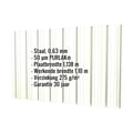 Damwandplaat T18DR | Gevel | Staal 0,63 mm | 50 µm PURLAK® | 9002 - Grijswit #2