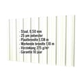 Damwandplaat T18DR | Gevel | Staal 0,50 mm | 25 µm Polyester | 9002 - Grijswit #2