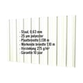 Damwandplaat T18DR | Gevel | Staal 0,63 mm | 25 µm Polyester | 9002 - Grijswit #2