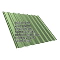Damwandplaat T20M | Dak | Anti-Drup 700 g/m² | Staal 0,50 mm | 25 µm Polyester | 6011 - Resedagroen #2