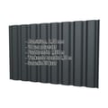 Damwandplaat T20M | Gevel | Aluminium 0,70 mm | 25 µm Polyester | 7016 - Antracietgrijs #2