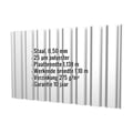 Damwandplaat T20M | Gevel | Staal 0,50 mm | 25 µm Polyester | 7035 - Lichtgrijs #2