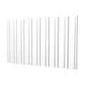 Damwandplaat T20M | Gevel | Staal 0,50 mm | 25 µm Polyester | 9010 - Zuiverwit #1