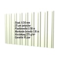 Damwandplaat T20M | Gevel | Staal 0,50 mm | 25 µm Polyester | 9002 - Grijswit #2