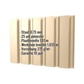 Damwandplaat T35/207M | Gevel | Staal 0,75 mm | 25 µm Polyester | 1015 - Licht ivoorkleurig #2