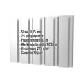 Damwandplaat T35/207M | Gevel | Staal 0,75 mm | 25 µm Polyester | 7035 - Lichtgrijs #2