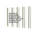 Damwandplaat T35DR | Gevel | Staal 0,75 mm | 50 µm PURLAK® | 9002 - Grijswit #2