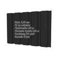 Damwandplaat T35DR | Gevel | Staal 0,50 mm | 25 µm Polyester | 9005 - Gitzwart #2