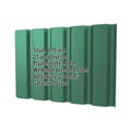 Damwandplaat T35M | Gevel | Staal 0,75 mm | 25 µm Polyester | 6005 - Mosgroen #2