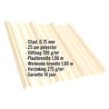 Damwandplaat T45/333M | Dak | Anti-Drup 700 g/m² | Staal 0,75 mm | 25 µm Polyester | 1015 - Licht ivoorkleurig #2
