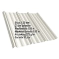 Damwandplaat T45/333M | Dak | Staal 1,00 mm | 25 µm Polyester | 9002 - Grijswit #2