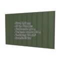 Damwandplaat T7M | Gevel | Staal 0,50 mm | 50 µm PURMAT® | 011 - Groen #2