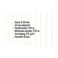 Damwandplaat T7M | Gevel | Staal 0,50 mm | 25 µm Polyester | 9002 - Grijswit #2