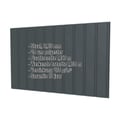 Damwandplaat T7M | Gevel | Staal 0,63 mm | 25 µm Polyester | 7016 - Antracietgrijs #2