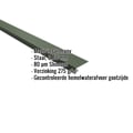 Druiplijst | 8 x 3 cm | 100° | Staal 0,50 mm | 80 µm Shimoco | 6020 - Chroomoxydegroen #2