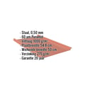 Felsplaat 33/500-LE | Dak | Anti-Drup 1000 g/m² | Staal 0,50 mm | 60 µm Puramid | 8004 - Koperbruin #2