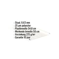 Felsplaat 33/500-LR | Dak | Staal 0,63 mm | 25 µm Polyester | 9010 - Zuiverwit #2