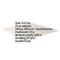 Golfplaat 18/1064 | Dak | Anti-Drup 2400 g/m² | Staal 0,63 mm | 25 µm Polyester | 9002 - Grijswit #2