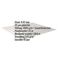 Golfplaat 18/1064 | Dak | Anti-Drup 2400 g/m² | Staal 0,63 mm | 25 µm Polyester | 9006 - Zilver-Metallic #2