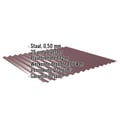 Golfplaat 18/1064 | Dak | Staal 0,50 mm | 25 µm Polyester | 3005 - Wijnrood #2