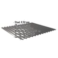 Golfplaat 18/1064 | Dak | Staal 0,50 mm | 25 µm Polyester | 9005 - Gitzwart #2