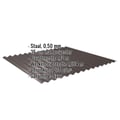 Golfplaat 18/1064 | Dak | Staal 0,50 mm | 35 µm Mattpolyester | 32 - Donkerbruin #2