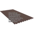 Golfplaat PF25W | Gevel | Staal 0,50 mm | 35 µm Mattpolyester | 8017 - Chocoladebruin #2