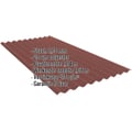 Golfplaat PF25W | Gevel | Staal 0,75 mm | 25 µm Polyester | 8012 - Roodbruin #2