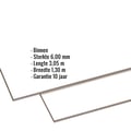 HPL plaat | Binnen | 6 mm | Zuiverwit | 3,05 x 1,30 m #2