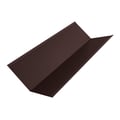 Kilgoot | 19,5 cm x 19,5 cm x 2,00 m | Staal 0,50 mm | 35 µm mattpolyester | 8017 - Chocoladebruin #1