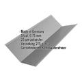 Kilgoot | 19,5 cm x 19,5 cm x 2,00 m | Staal 0,75 mm | 25 µm Polyester | 9007 - Grijs aluminiumkleurig #2