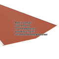 Kilgoot | 49 cm x 49 cm x 2,00 m | Staal 0,50 mm | 35 µm Mattpolyester | 75 - Terracotta #2